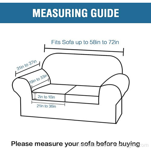 3-Pieces Home Textiles Printed Sofa Slipcovers